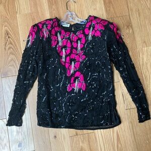 Vintage sequined skirt set! Aprox size medium